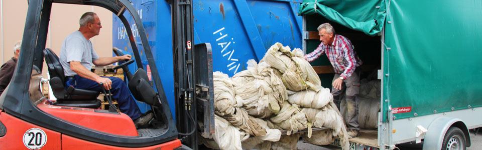 Abtransport Recycling - Reichenau-Gemüse eG